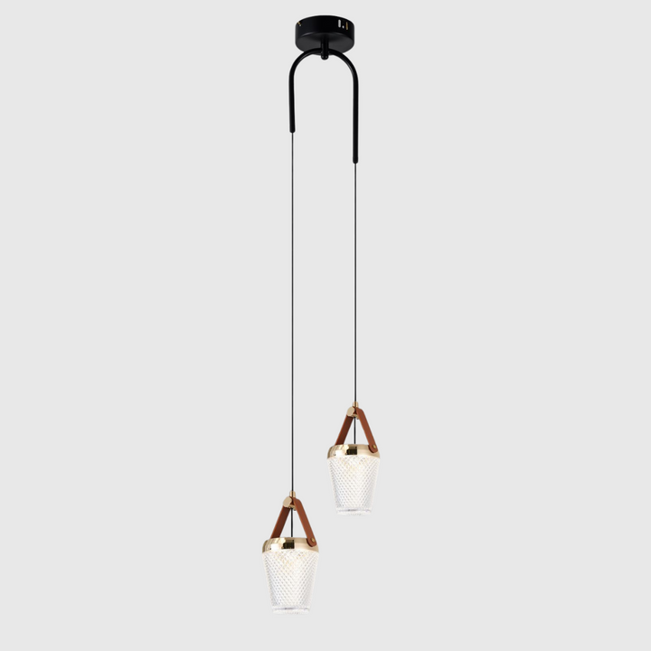 Elegant Modern LED Double Pendant Light