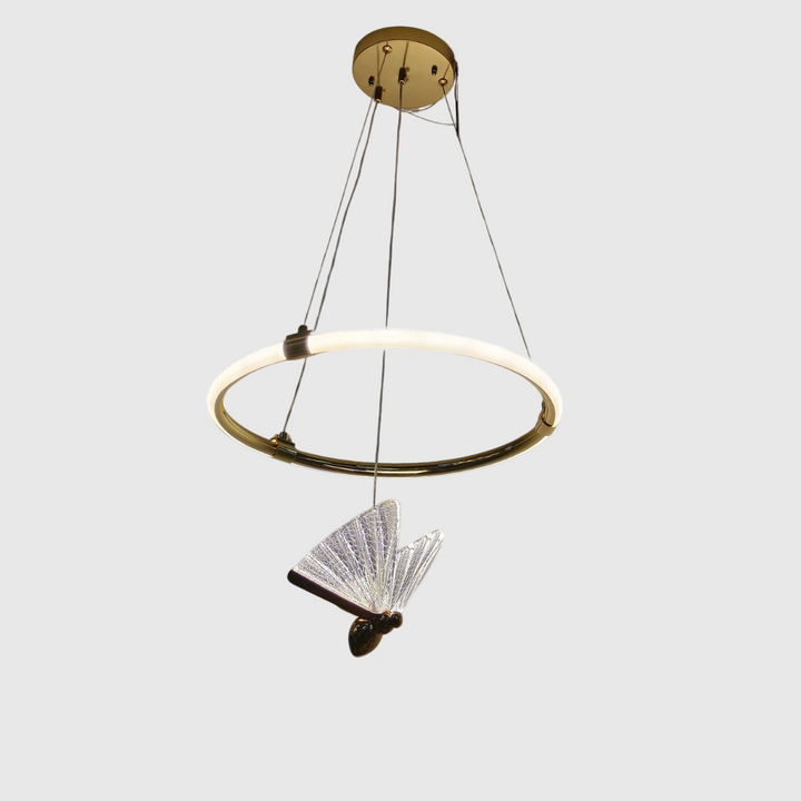 Elegant Ring Butterfly LED Ceiling Chandelier