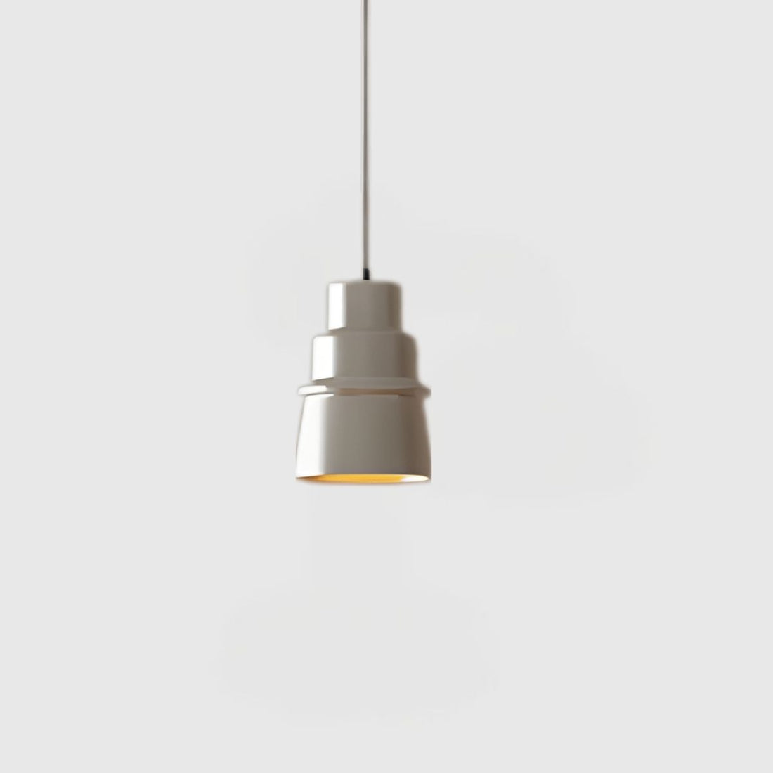 Pendant Light with Gold Interior – Modern Hanging Ceiling Lamp