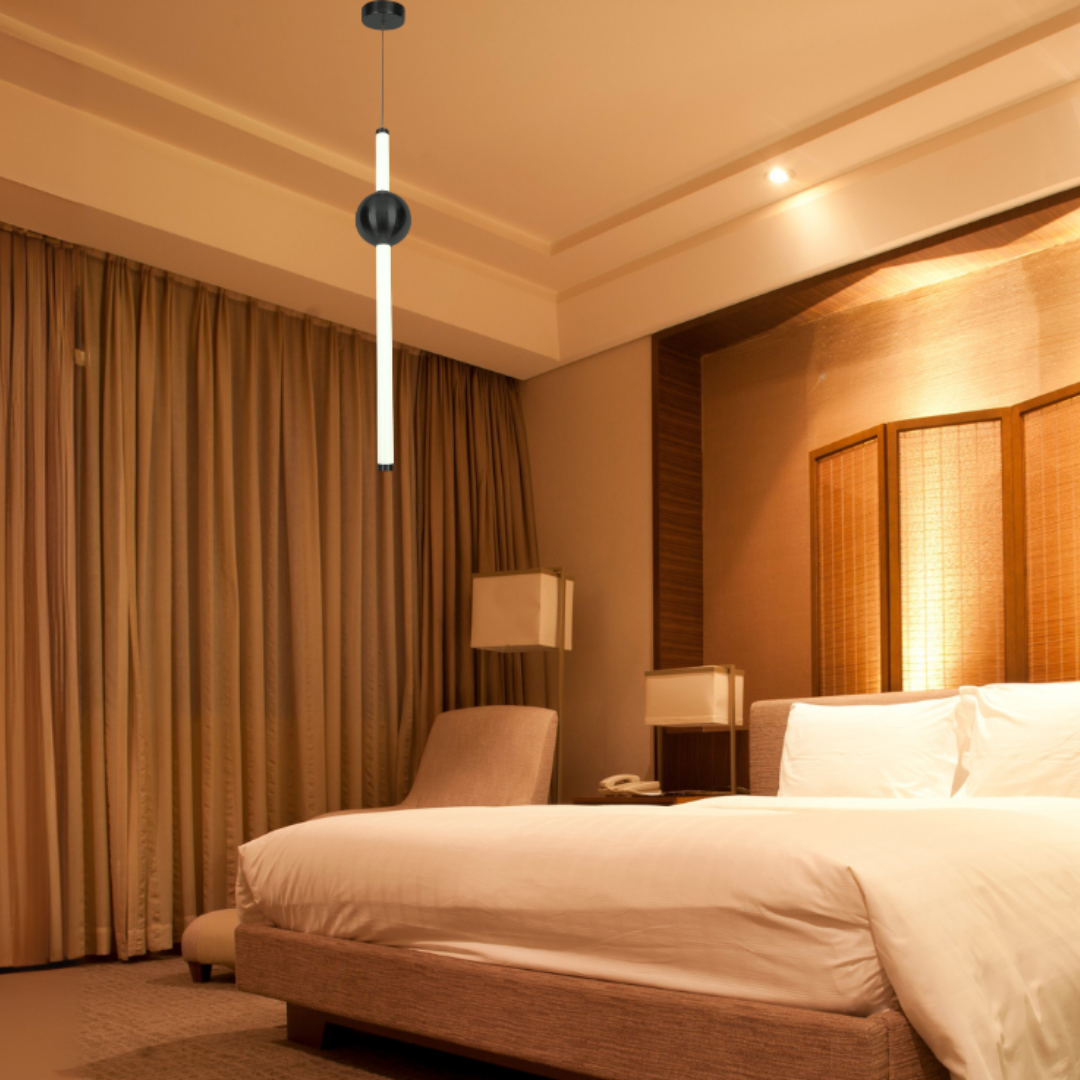 Fancy Single LED Pendant in Warm White