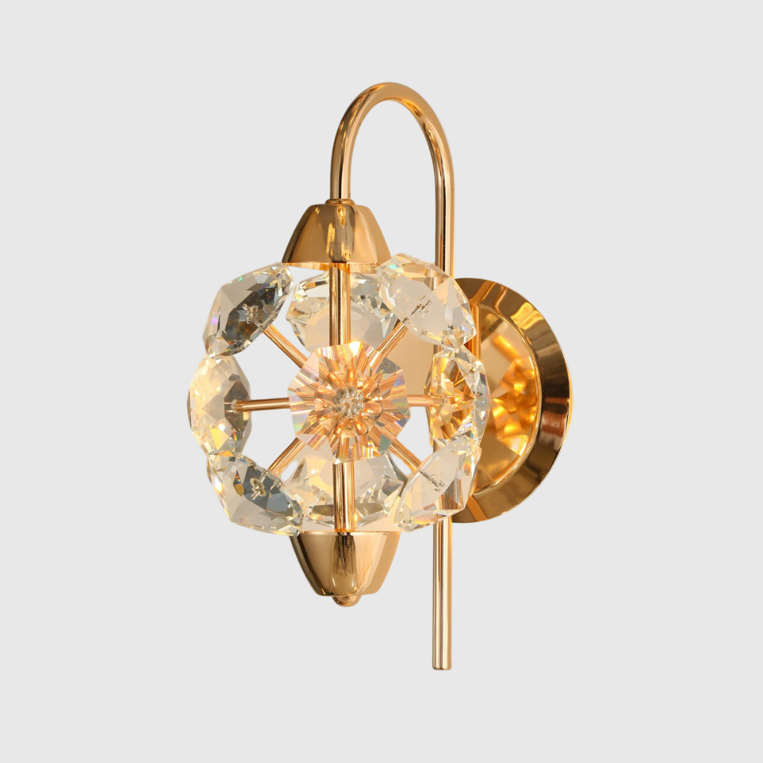 Luxury Diamond Crystal LED Wall Sconce