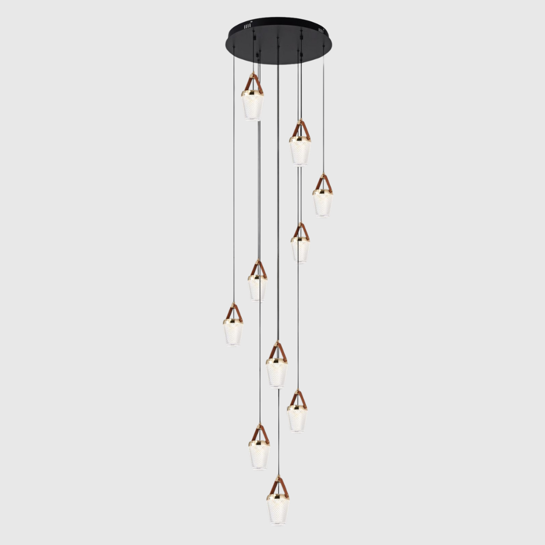 Adjustable 3-Color Modern LED Chandelier
