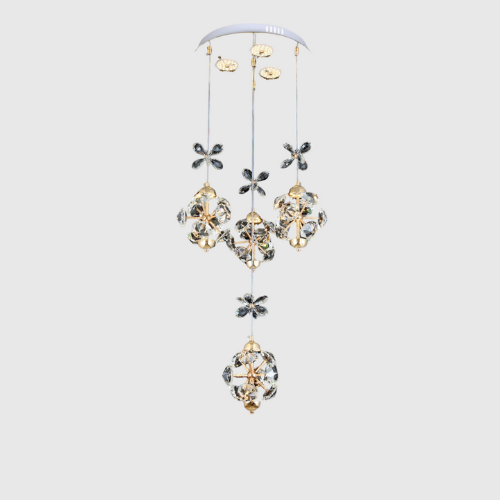 Luxury Diamond Crystal LED Hanging Chandelier