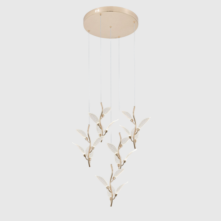 Luxury Leaf LED Ceiling Chandelier