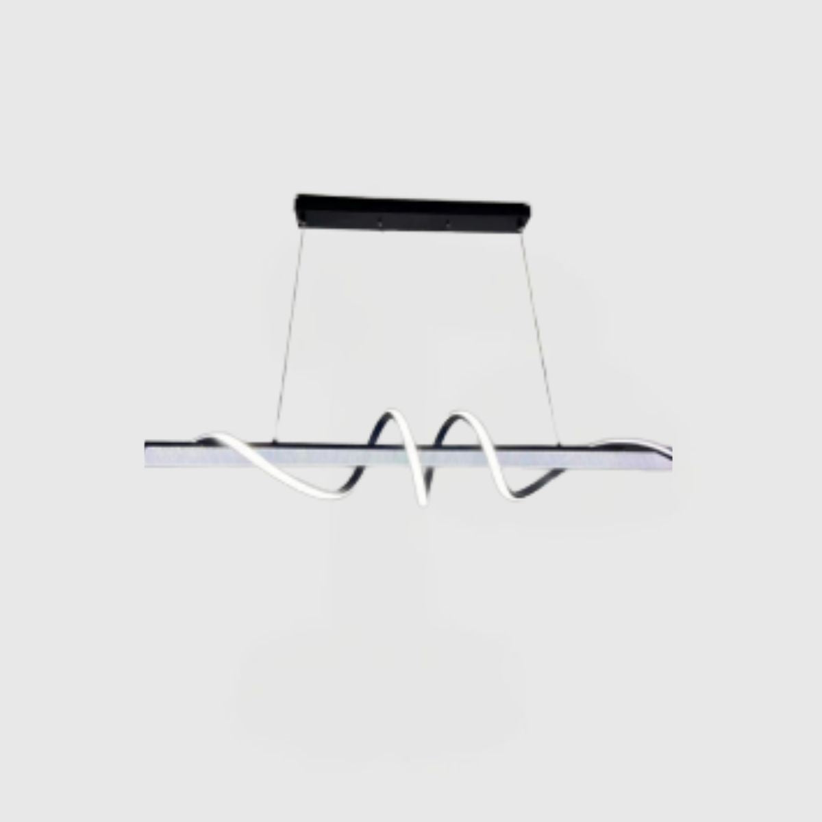 Modern Spiral LED Chandelier – 38W Dimmable Neutral White Lighting for Living & Dining Rooms