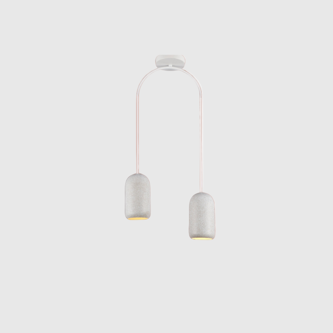 Luxury Golden Double Pendant LED Light