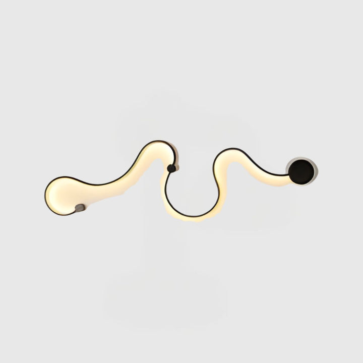 Abstract S-Curve Modern LED Wall Light – Contemporary Wall Sconce
