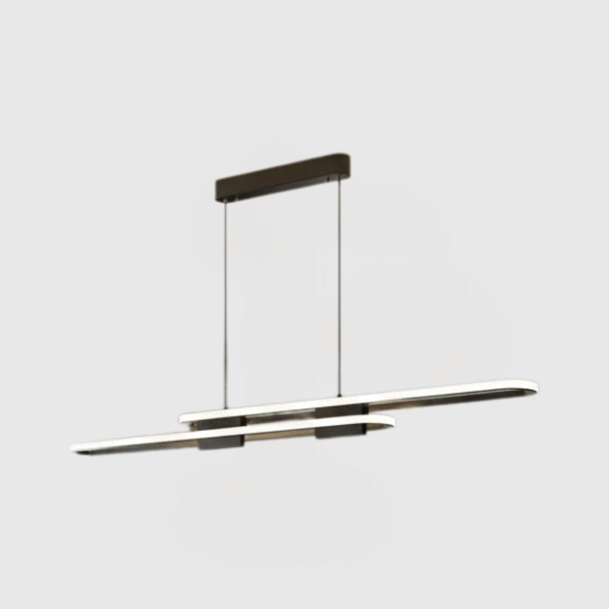 Sleek Linear LED Suspension Light – Remote-Controlled Spotlight Pendant