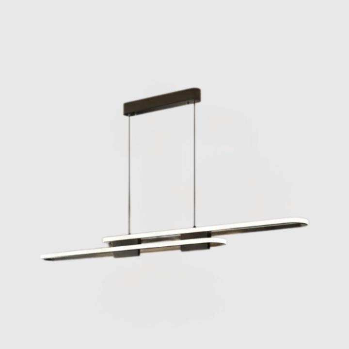 Sleek Linear LED Suspension Light – Remote-Controlled Spotlight Pendant