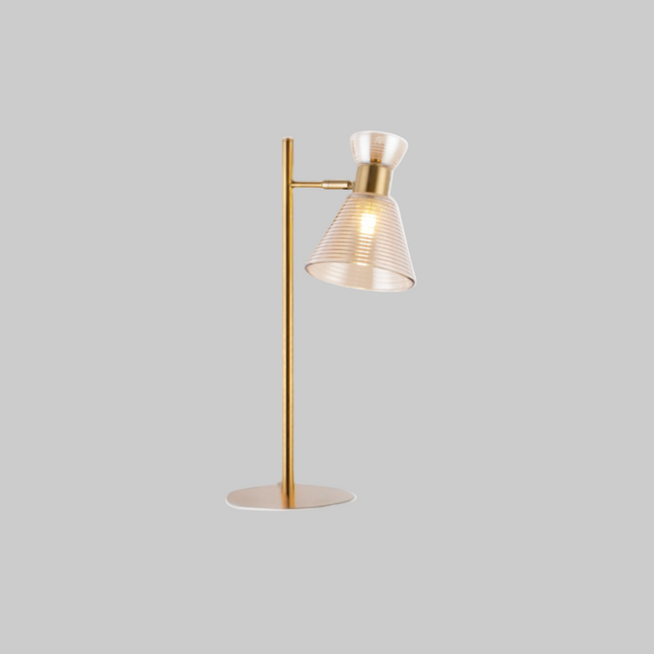 Golden Glass Copper Table Lamp