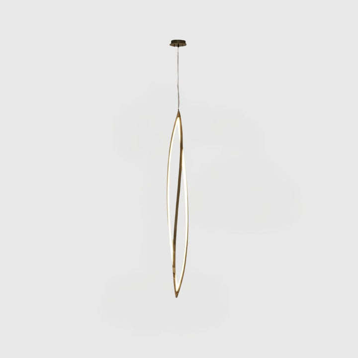 Modern Willow Leaf LED Suspension Light – Contemporary Ceiling Pendant