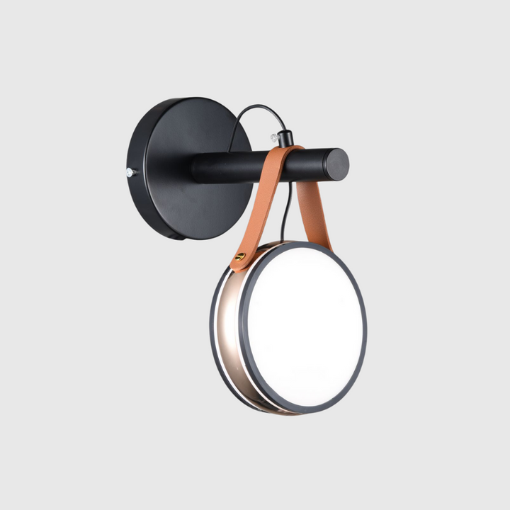 Luxury Leather LED Wall Sconce Light