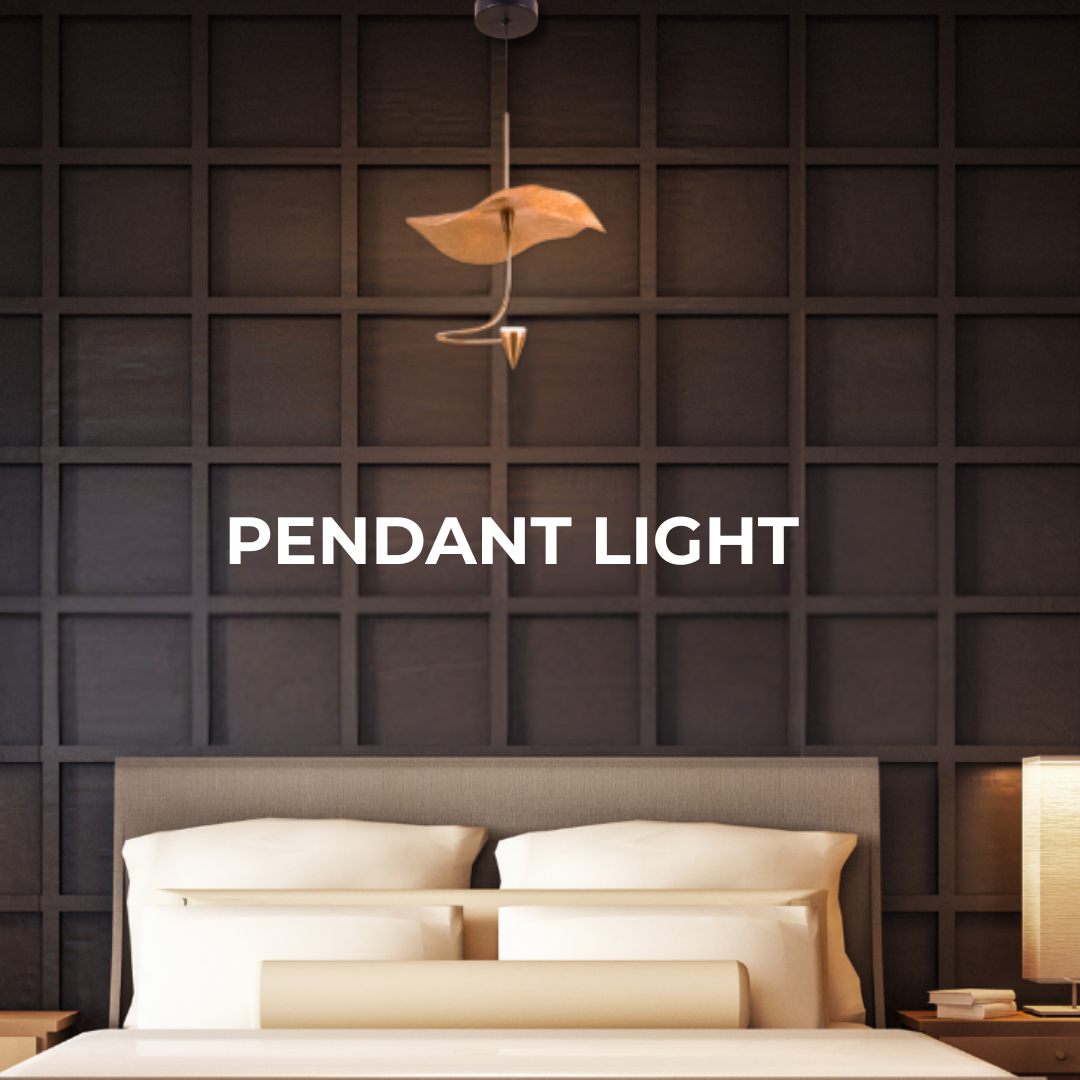 Long Crystal Single Pendant – Warm Color