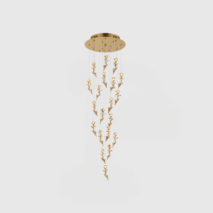 Crystal & Iron Decorative Piece with FR Gold Base