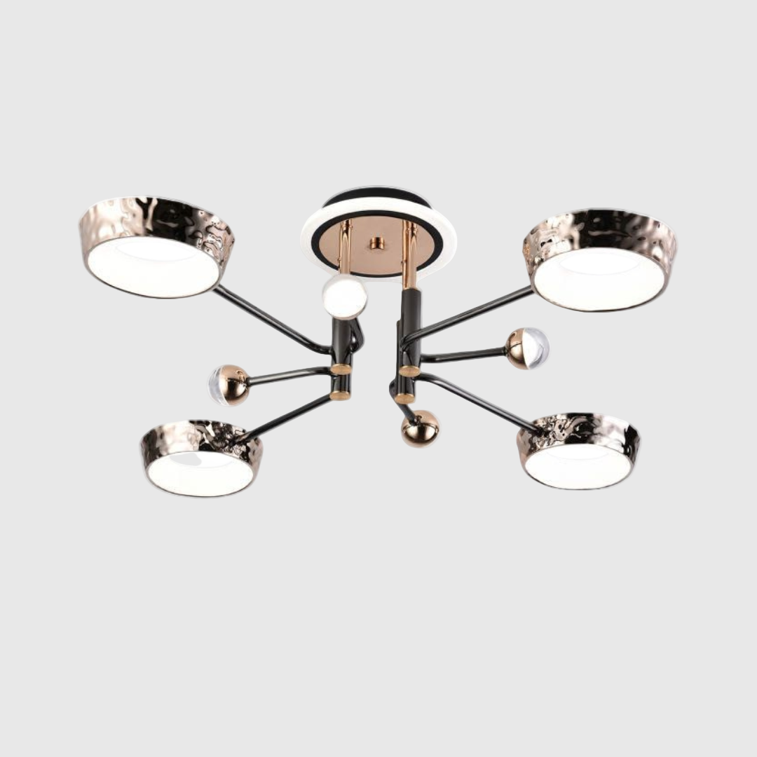 Modern Gold LED Chandelier Ceiling Light
