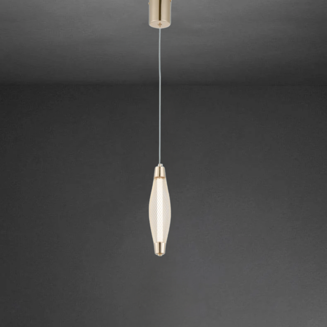 Modern Gold LED Pendant Ceiling Light