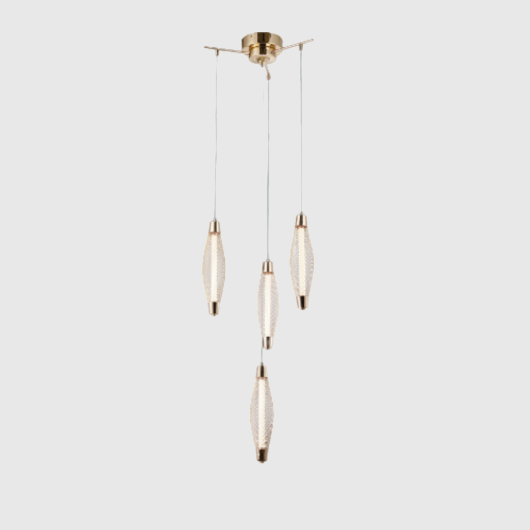 Golden Luxury Modern LED Chandelier