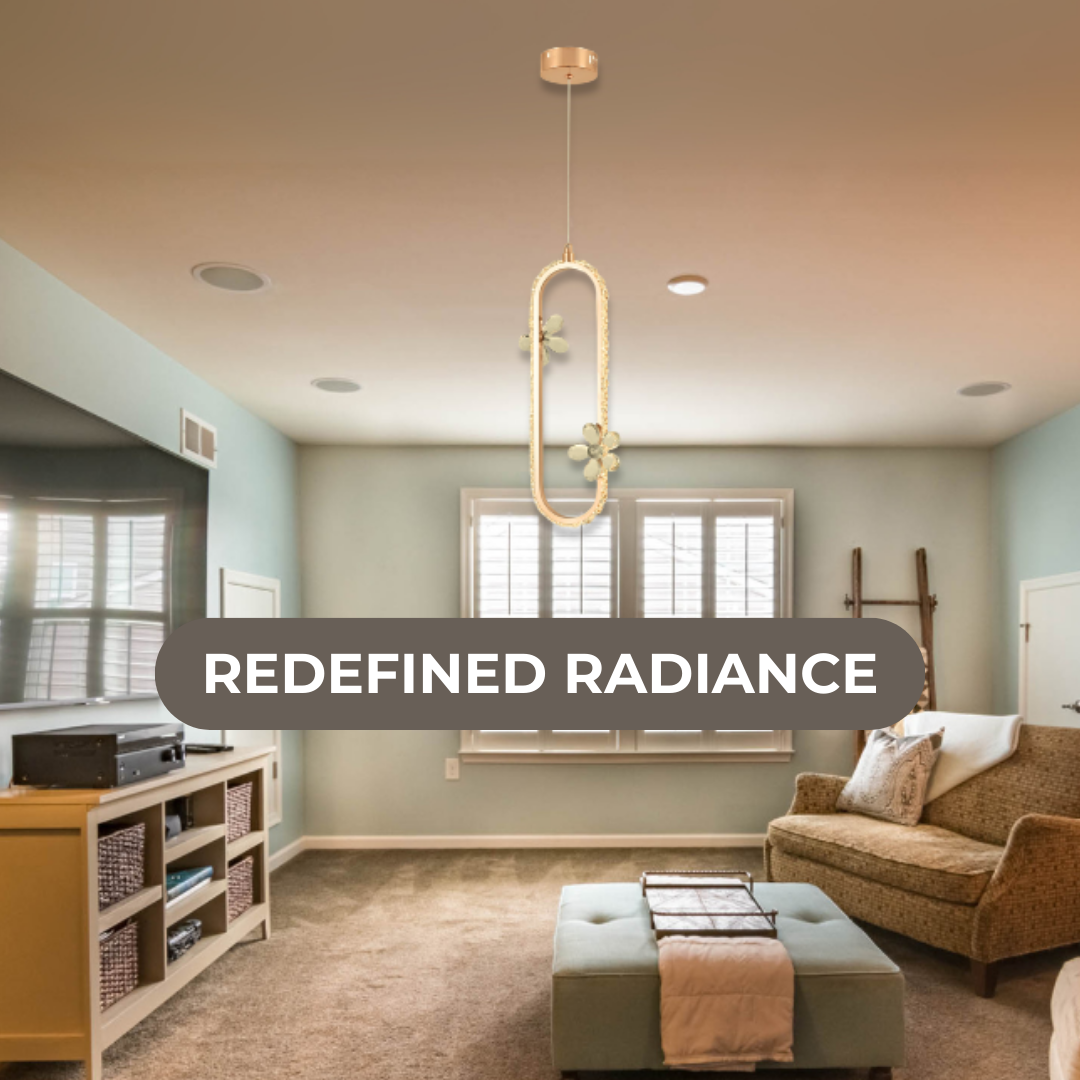 Luxury Crystal LED Single Pendant Light