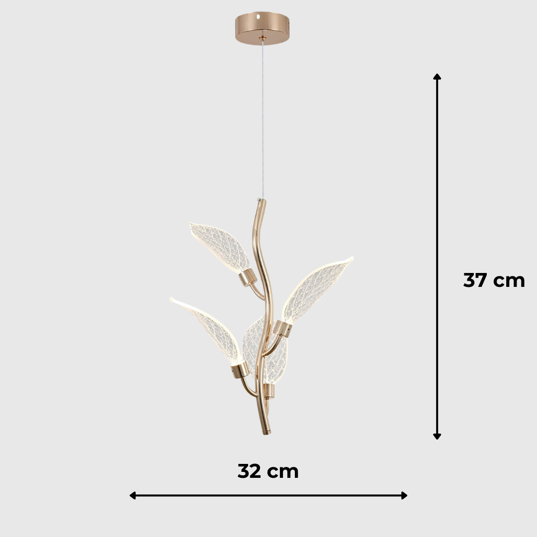 Luxury Leaf LED Statement Ceiling Chandelier
