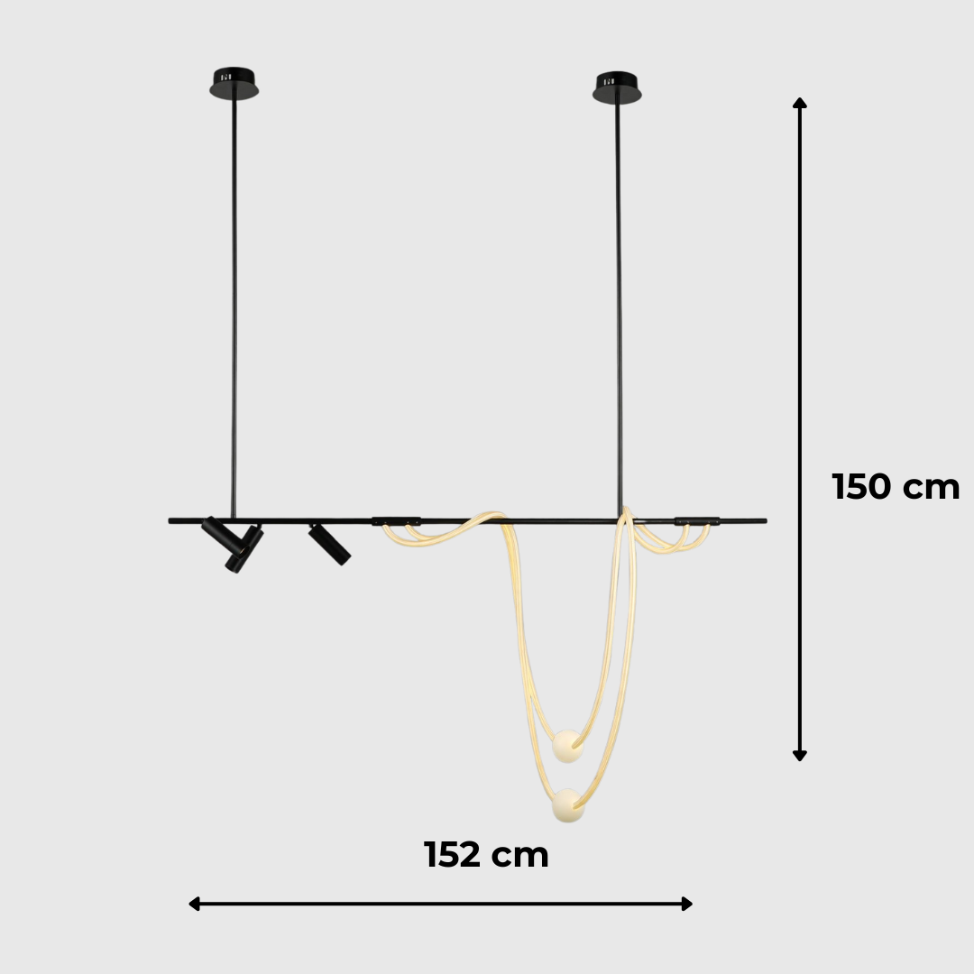 Warm White LED Rope Ceiling Light