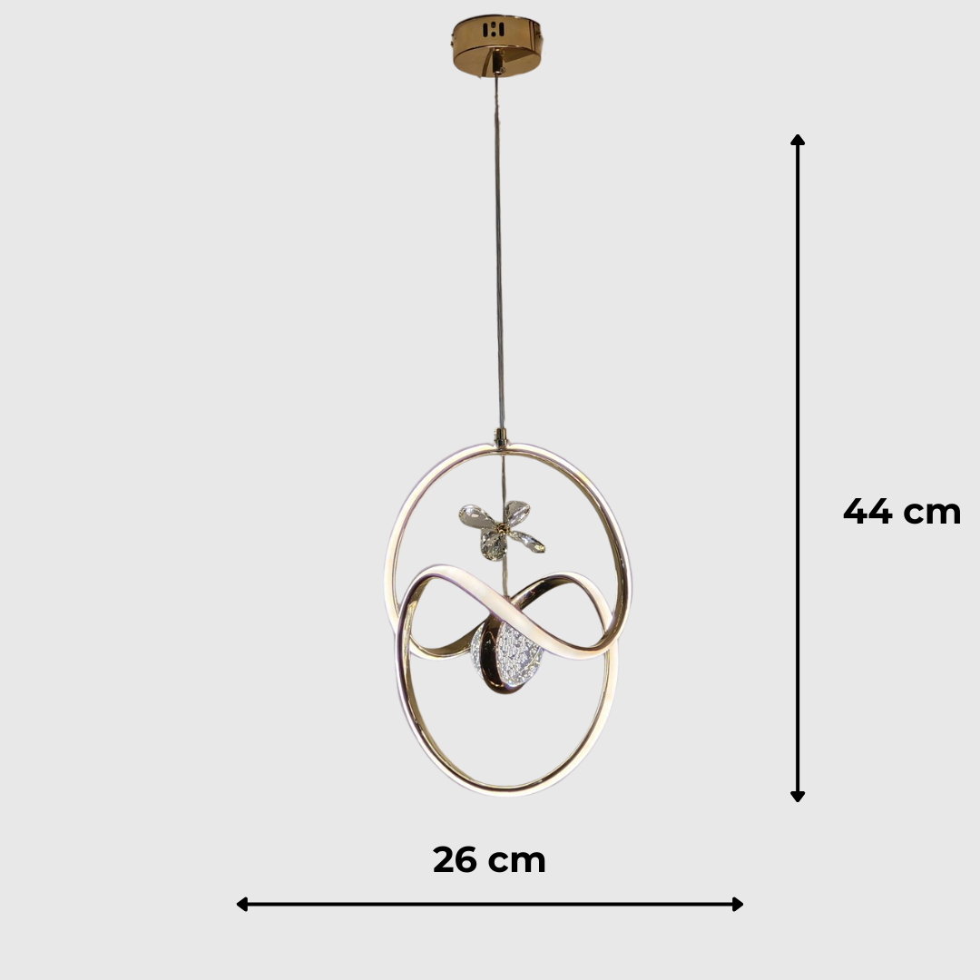 Modern Crystal Acrylic LED Ceiling Chandelier