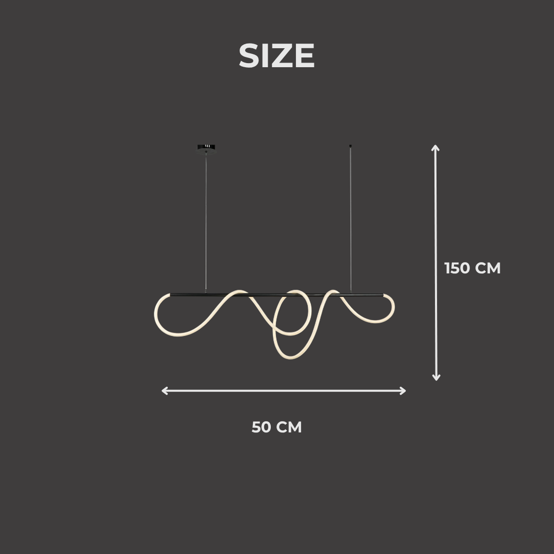 Rope Linear Chandelier – 3 Color