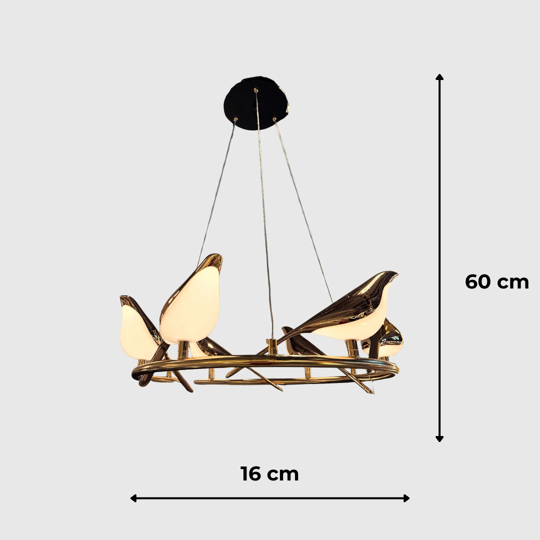 Adjustable Dove LED Ceiling Chandelier