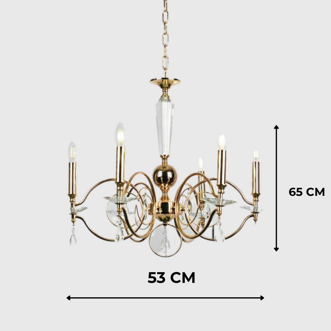 Elegant Crystal Luxury LED Ceiling Chandelier