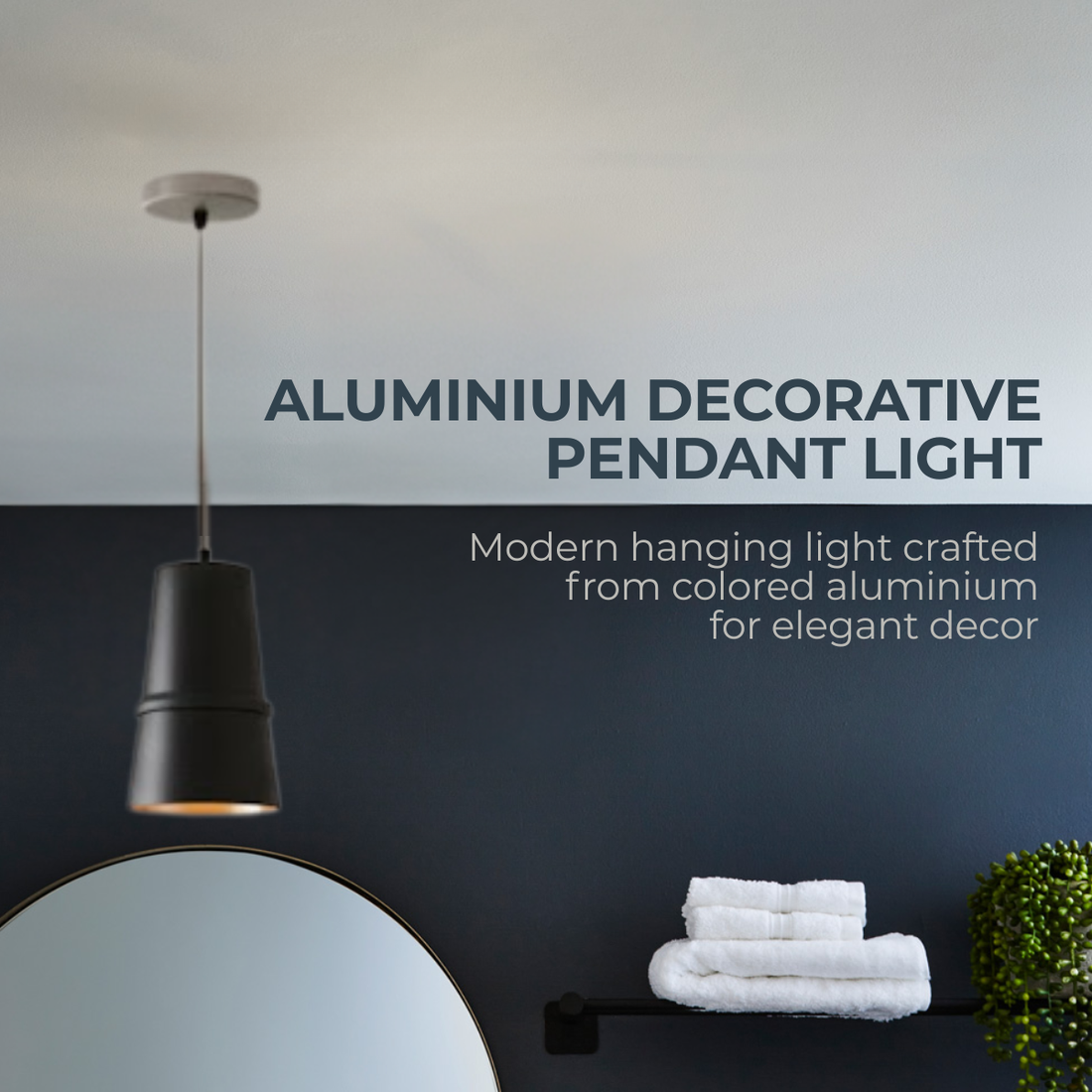 Modern Cylindrical Pendant Light – Single Light Fixture