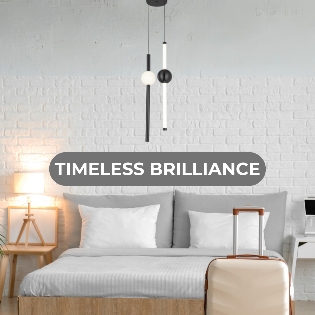 Fancy Double LED Pendant in Warm White