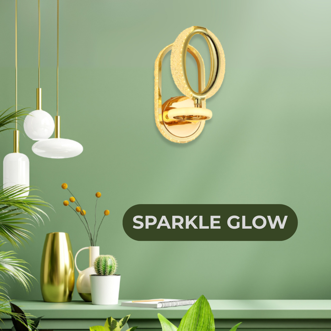 Modern Gold Acrylic LED Wall Lamp