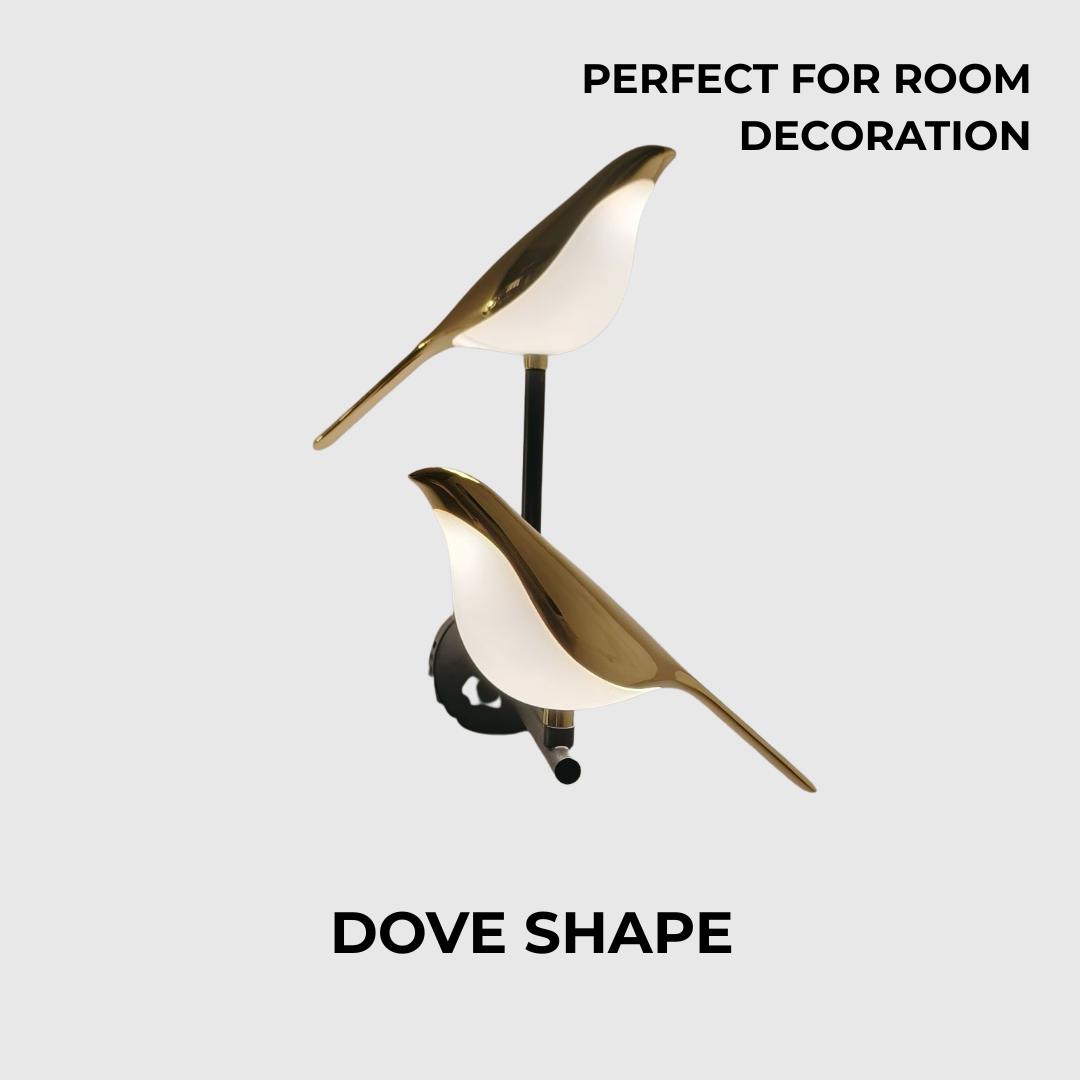 Modern Dove LED Decorative Wall Light