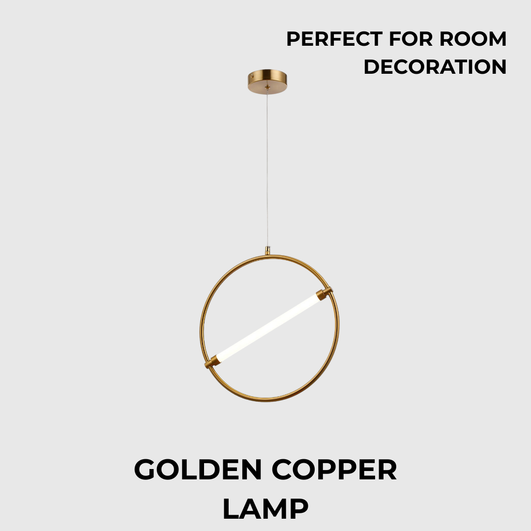 Modern Copper 6W LED Pendant Light