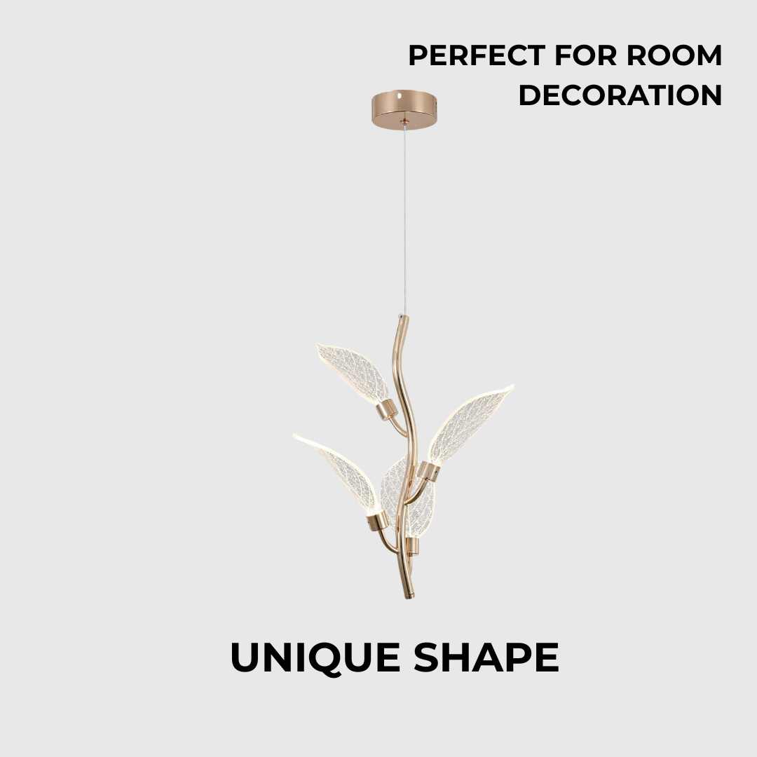 Luxury Leaf LED Statement Ceiling Chandelier