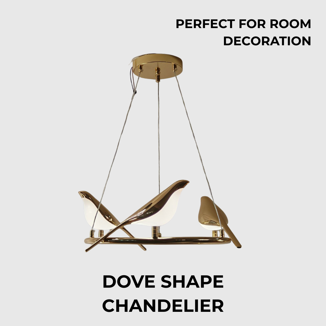 Adjustable Dove LED Ceiling Chandelier