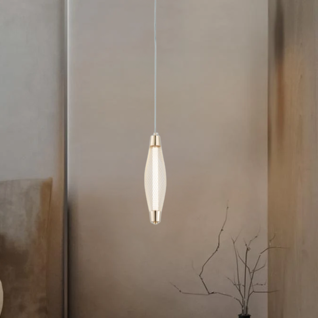 Modern Gold LED Pendant Ceiling Light