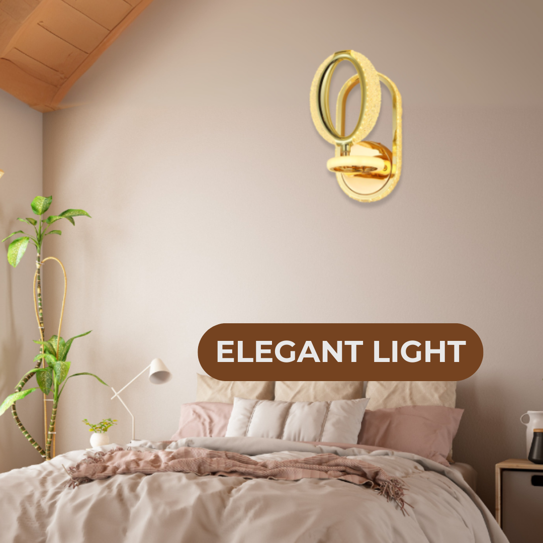 Modern Gold Acrylic LED Wall Lamp
