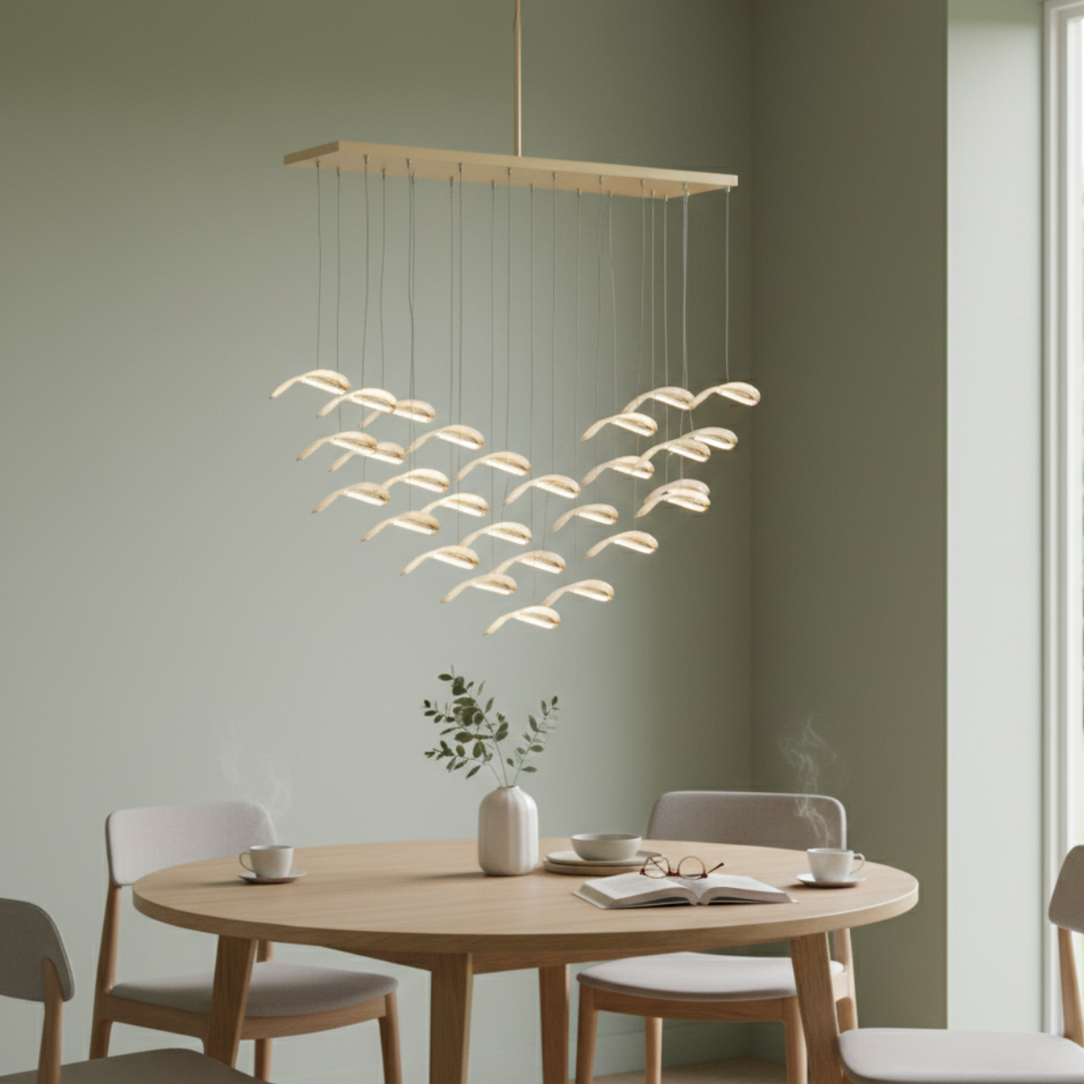 Large Acrylic & Iron Decorative Piece with Premium FR Gold Base