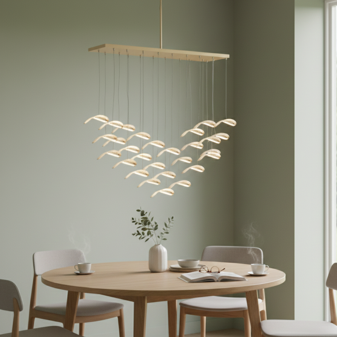 Large Acrylic & Iron Decorative Piece with Premium FR Gold Base