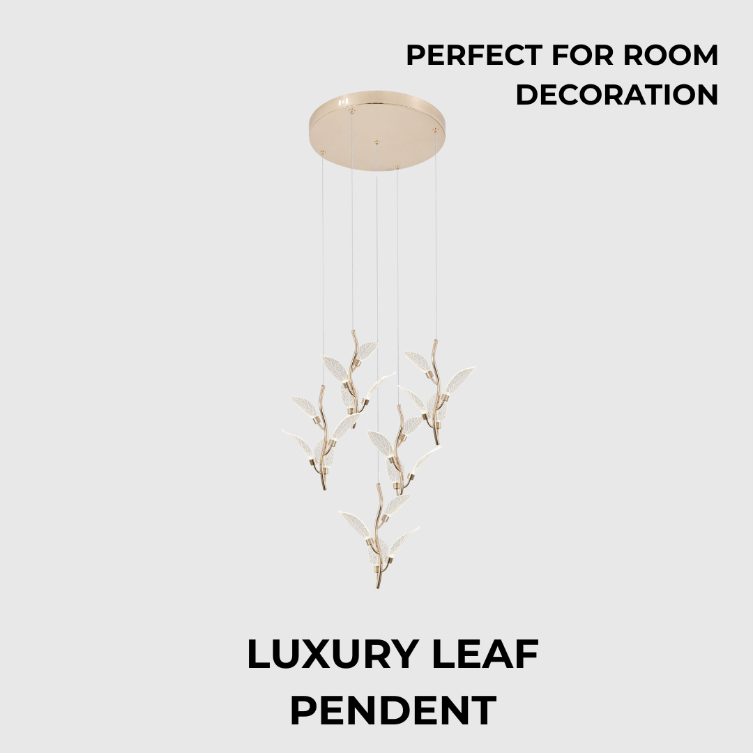 Luxury Leaf LED Ceiling Chandelier