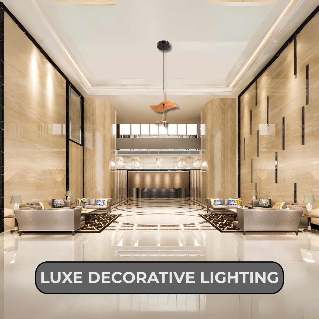 Long Crystal Single Pendant – Warm Color