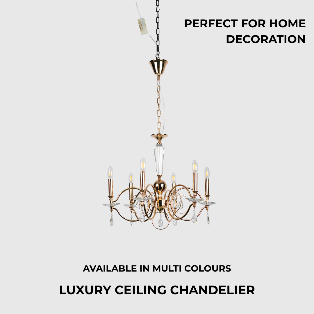 Square Steel E14 Chandelier Pendant