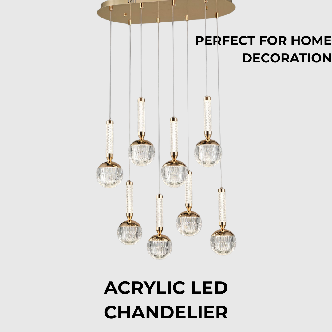 Modern Acrylic LED Ceiling Chandelier Light
