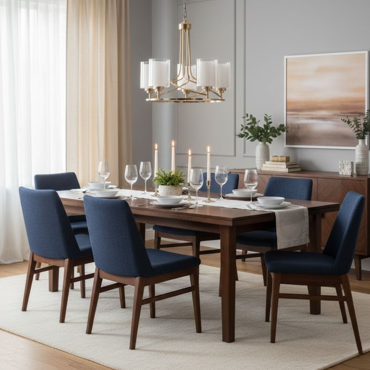 Minimalist 3-Light Chrome Cylinder Pendant Chandelier – Modern Ceiling Fixture