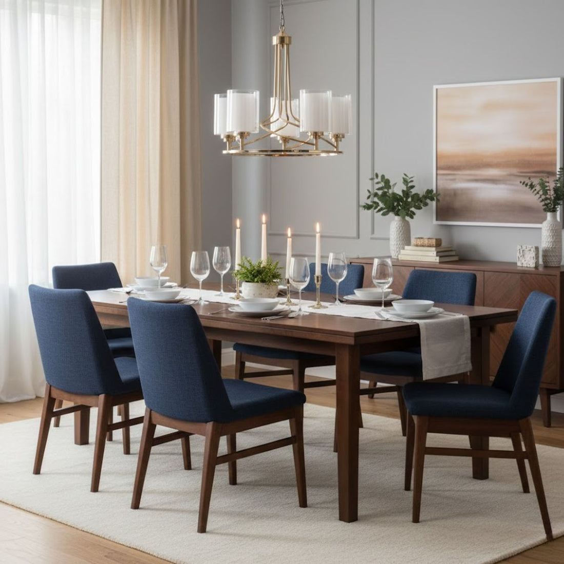 Minimalist 3-Light Chrome Cylinder Pendant Chandelier – Modern Ceiling Fixture