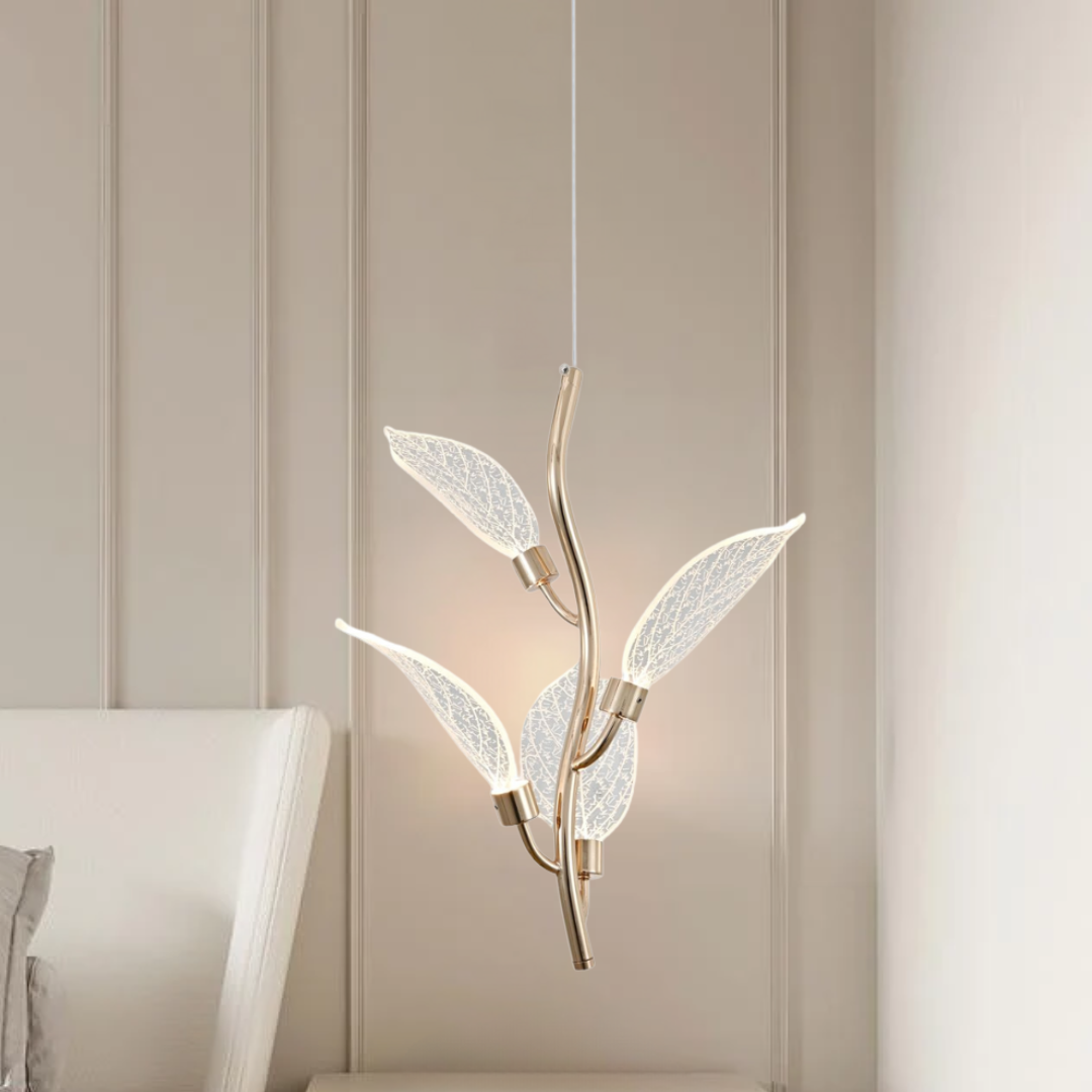 Luxury Leaf LED Statement Ceiling Chandelier