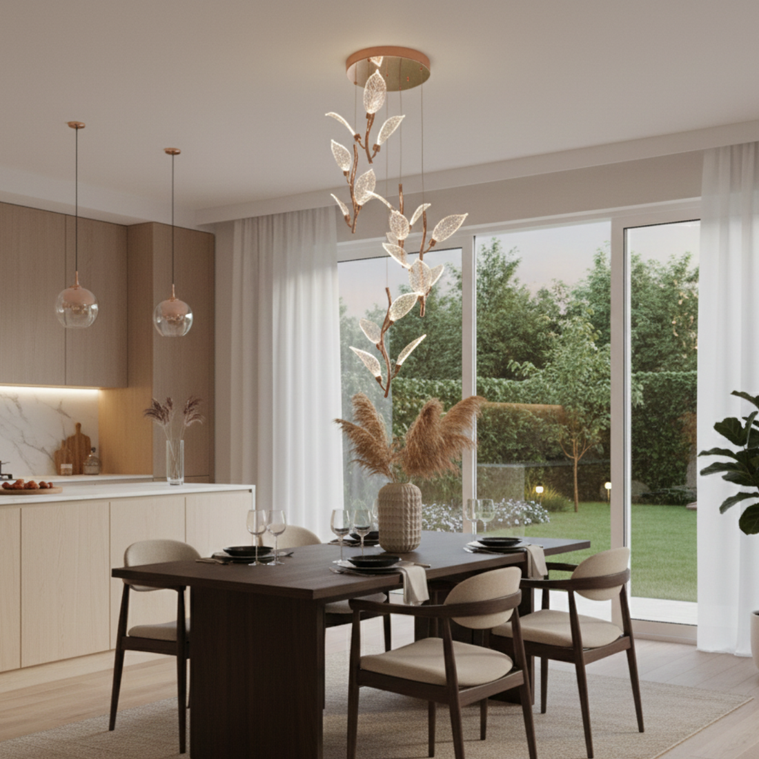 Acrylic & Iron Decorative Piece with FR Gold Base