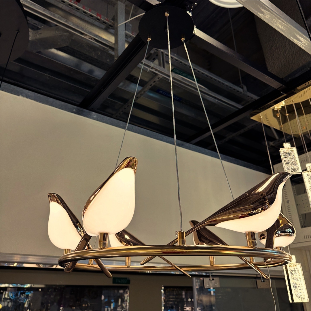 Adjustable Dove LED Ceiling Chandelier