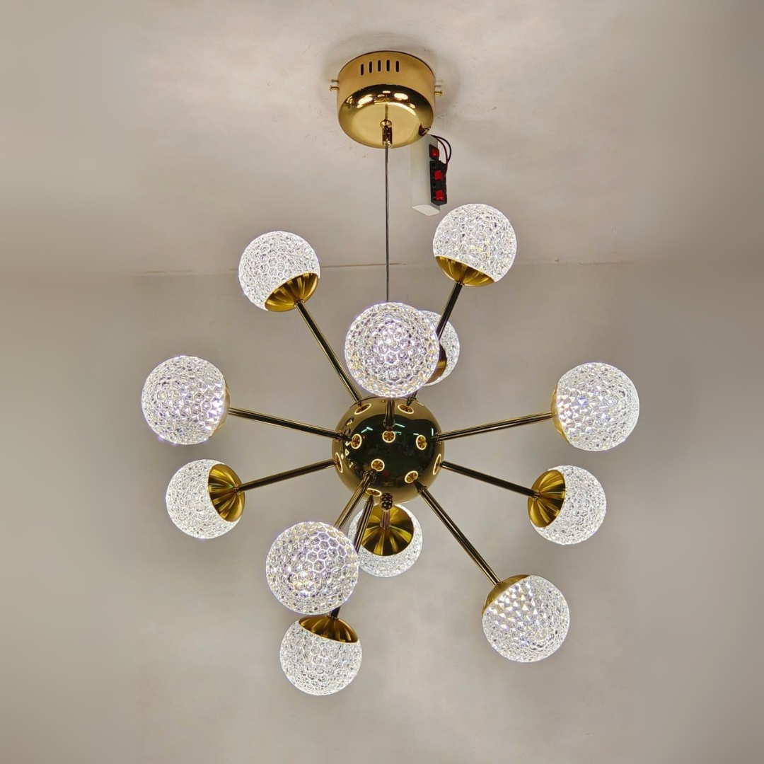 Adjustable LED Lightball Ceiling Chandelier
