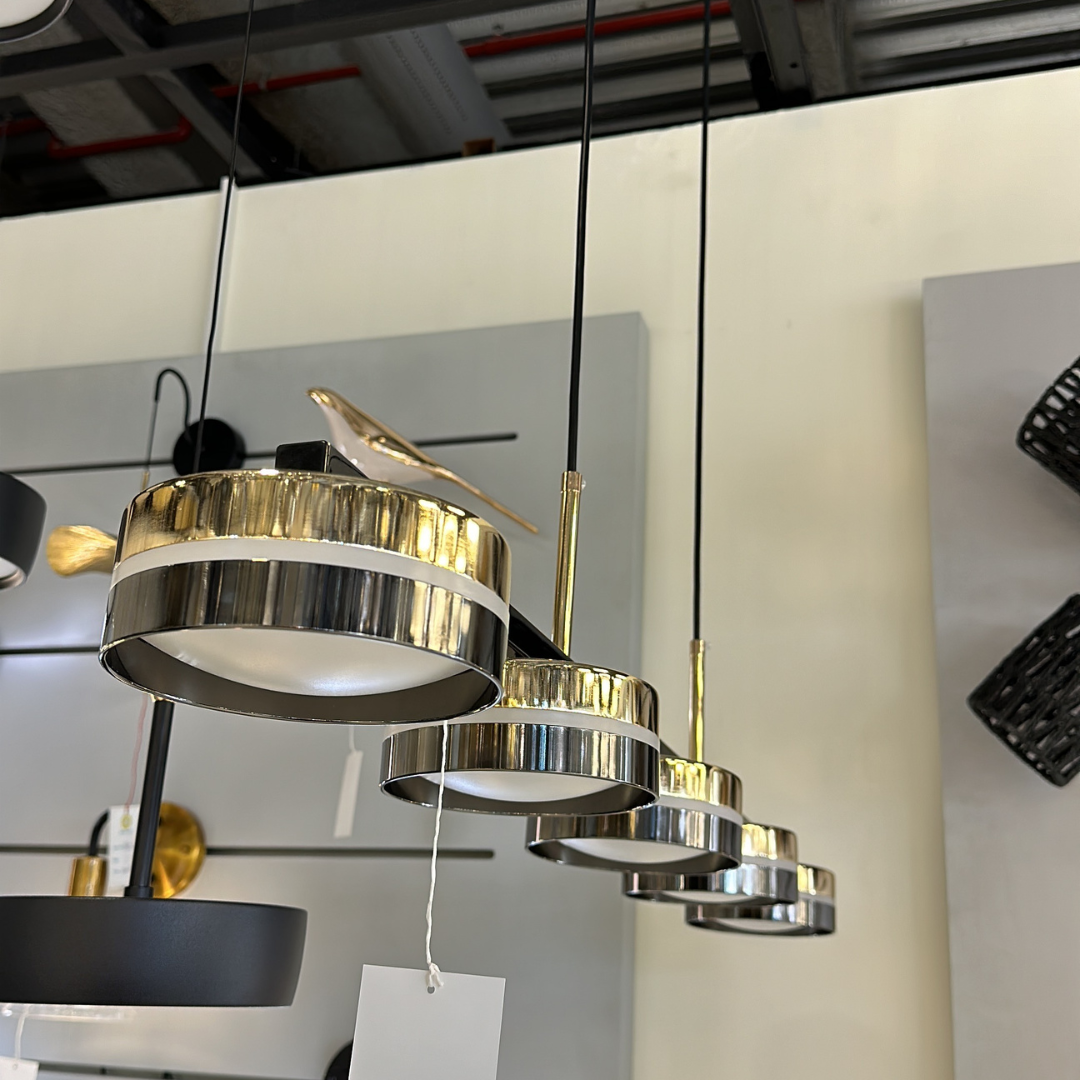 Elegant Linear LED Hanging Chandelier Fixture